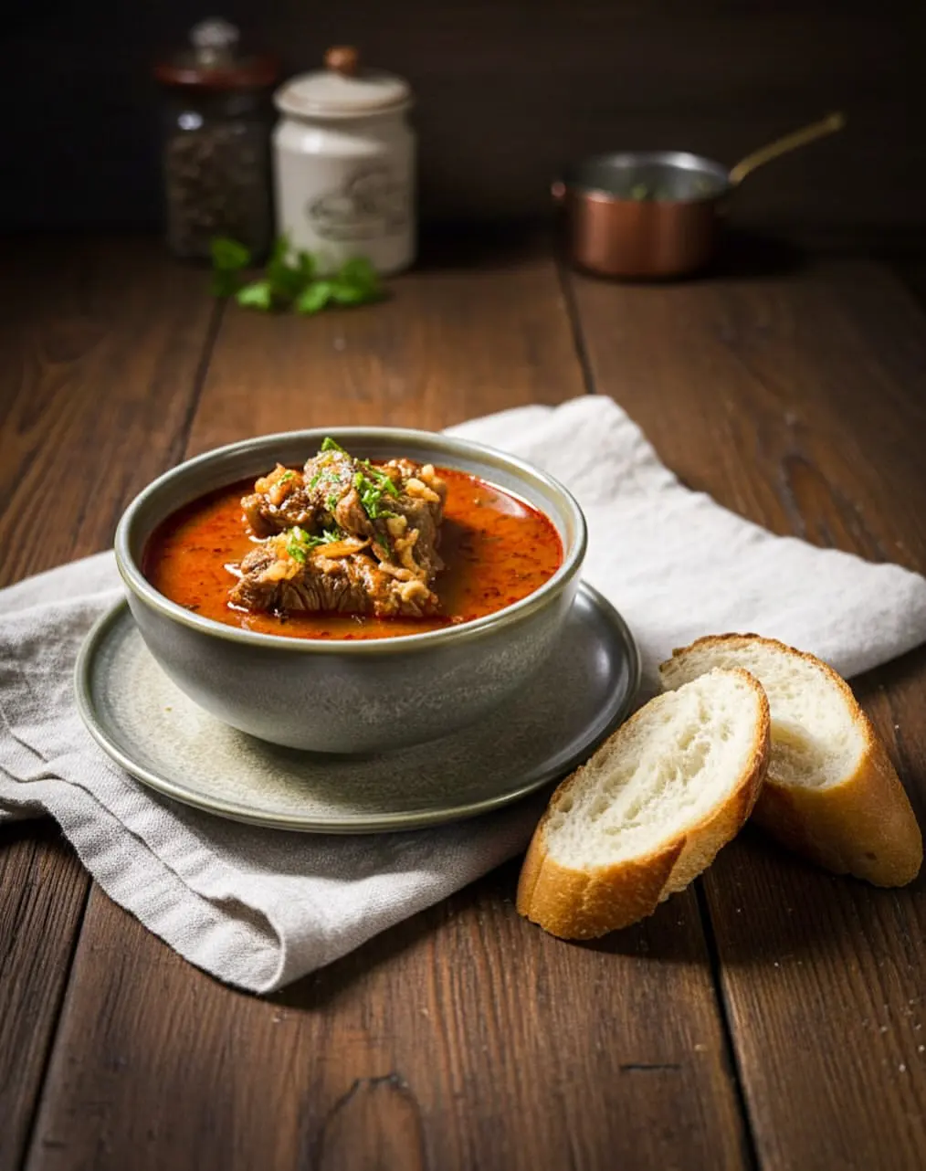 Georgian kharcho soup with Australian beef