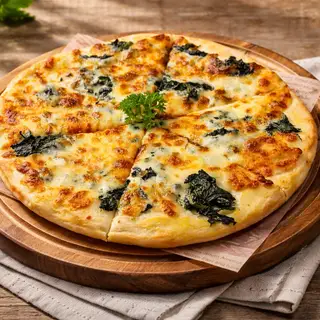 Khachapuri with Spinach & Cheese