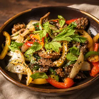 Stir-fried Australian Beef with Oyster Sauce