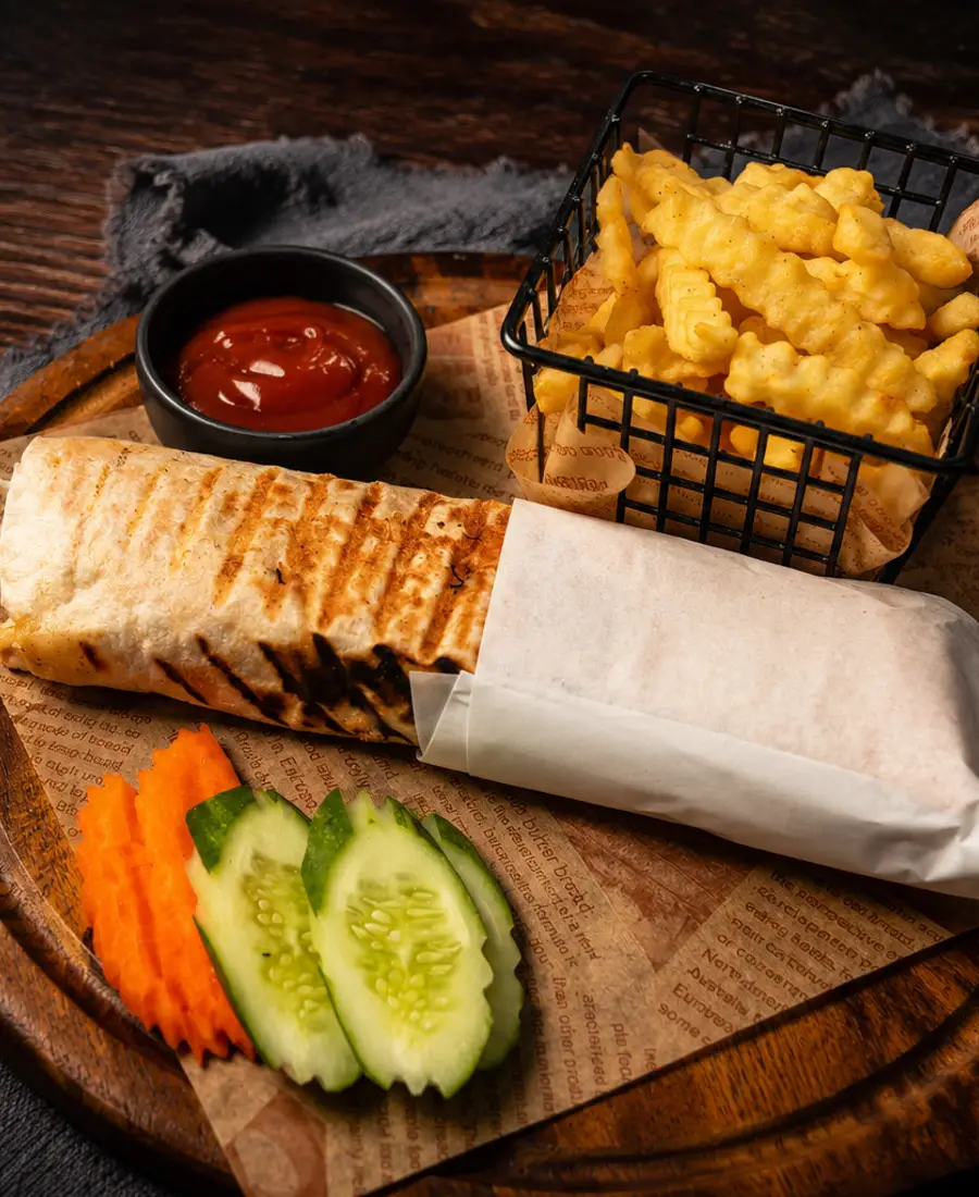 Chicken Shawarma with Fries