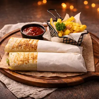Lula Wrap with Fries